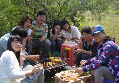 和闺蜜去露营，失落的心情又明朗了起来 